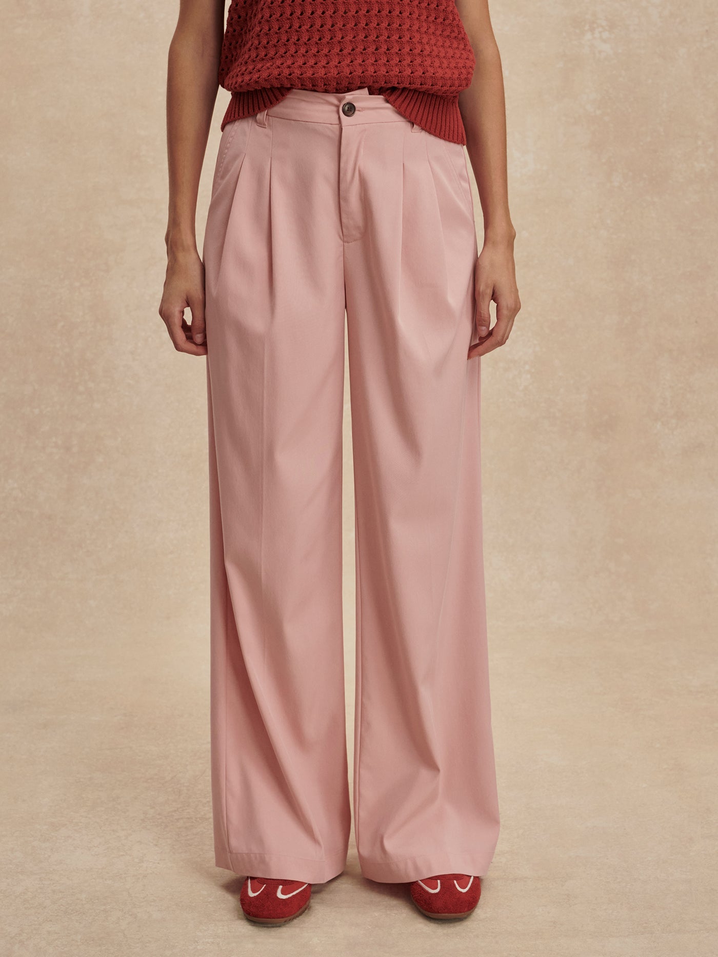Varley Mellow Rose Jayla Wide Leg Trouser 32