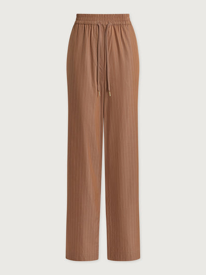 Varley Camel Stripe Rowan Straight Leg 30