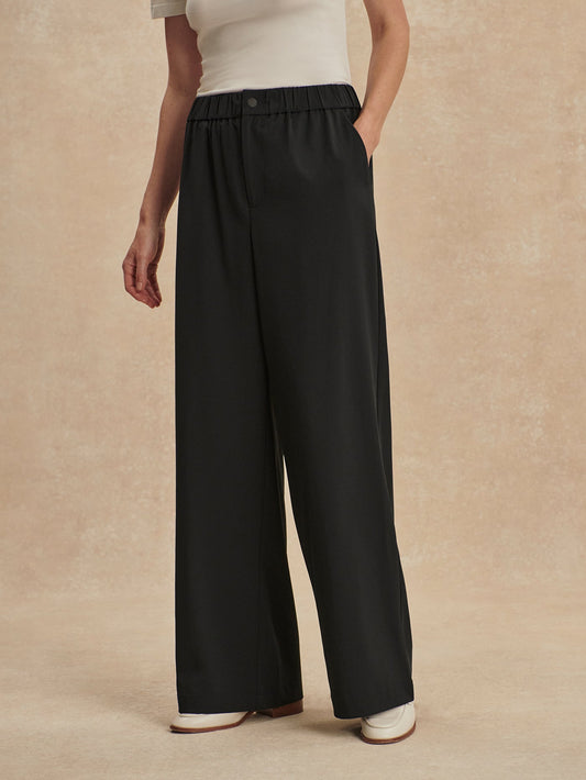 Varley Black Kayson Wide Leg 2.0 32
