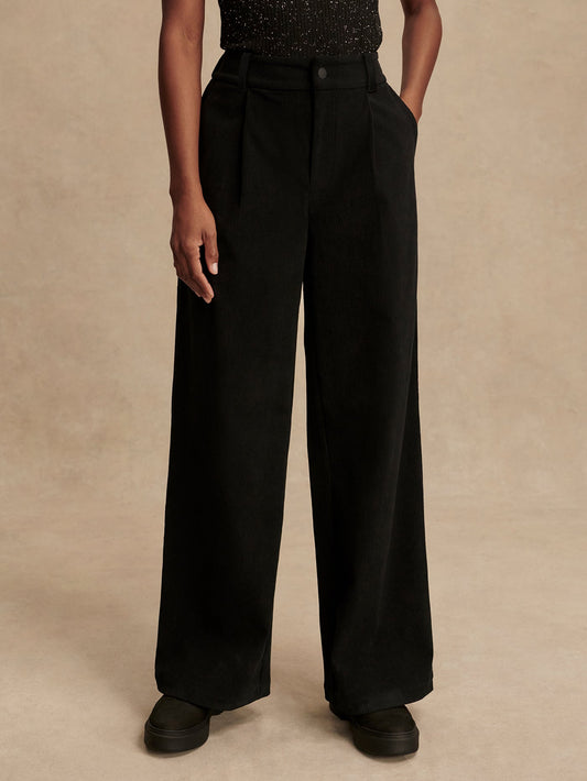 Varley Black Floris Wide Leg 32