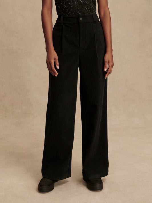 Varley Black Floris Wide Leg 29.5