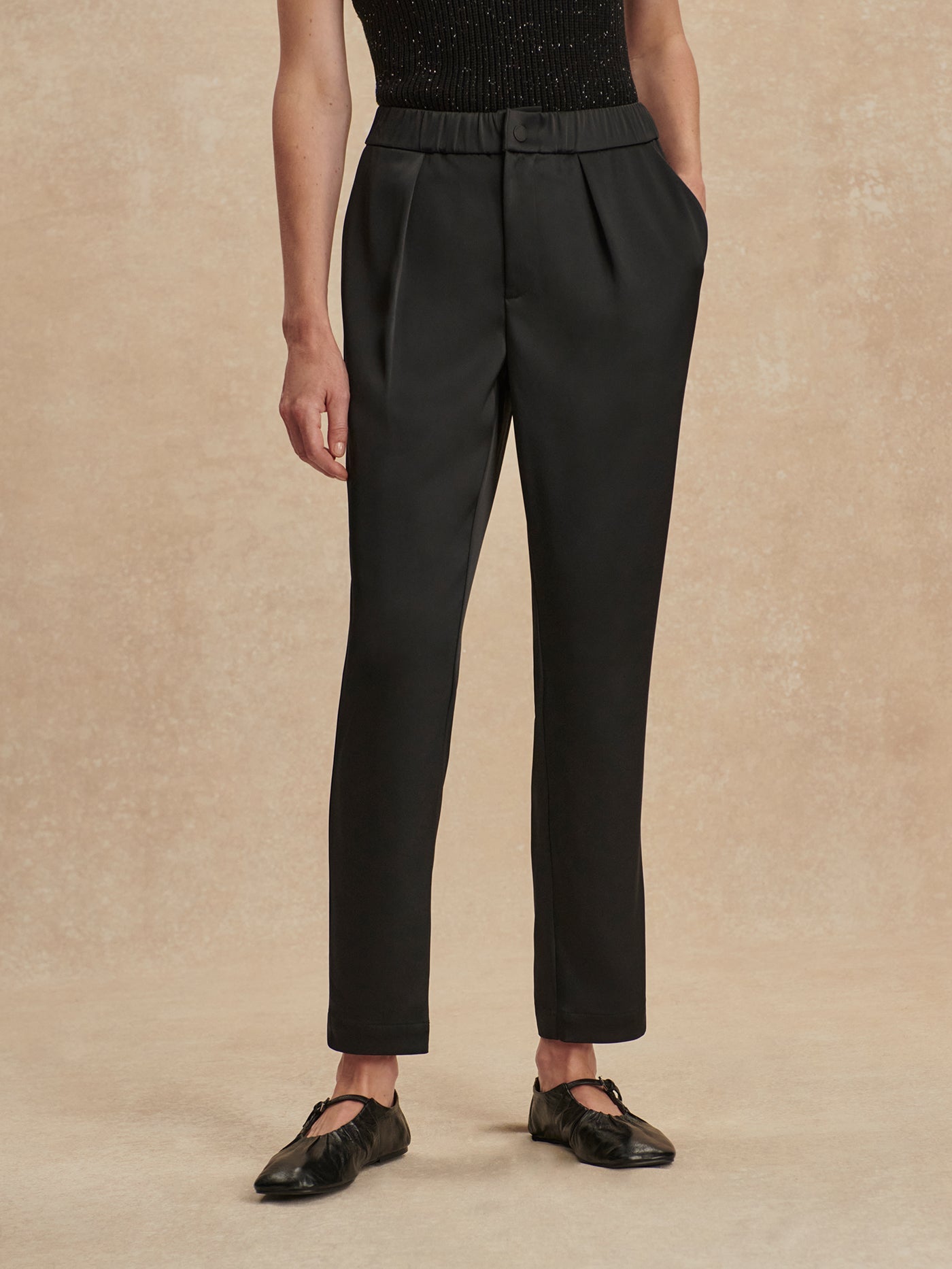 Varley Black Hanover Tapered Leg 27