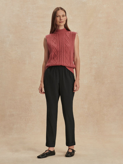 Varley Black Alana Tapered Leg 2.0 27