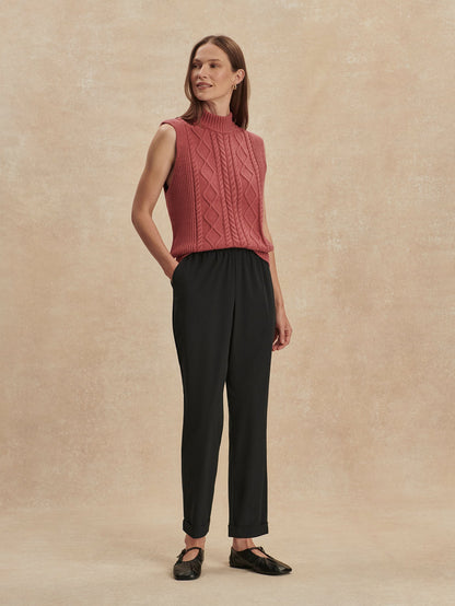Varley Black Alana Tapered Leg 2.0 27