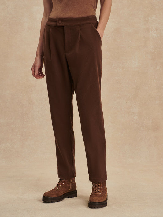 Varley Dark Toffee Nell Reg Tapered Leg 29