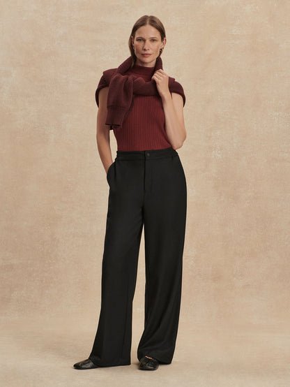 Varley Black Winnie Wide Leg 29.5