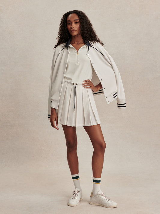Varley White Jepson Club Jacket