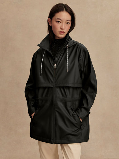 Varley Black Alyssa Rain Jacket