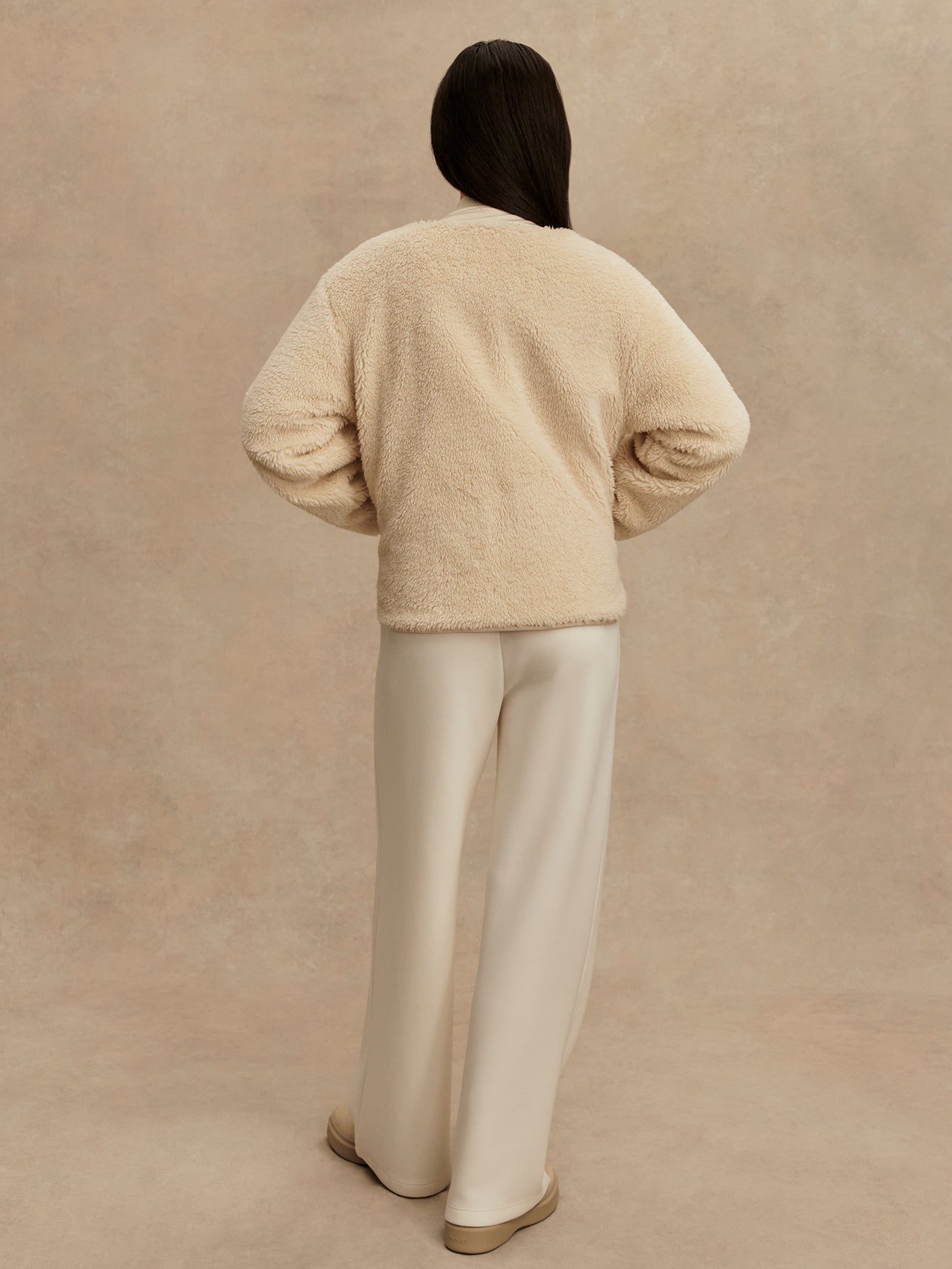 Varley Sandshell/ Ash Taupe Drew Reversible Jacket