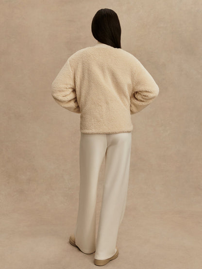 Varley Sandshell/ Ash Taupe Drew Reversible Jacket