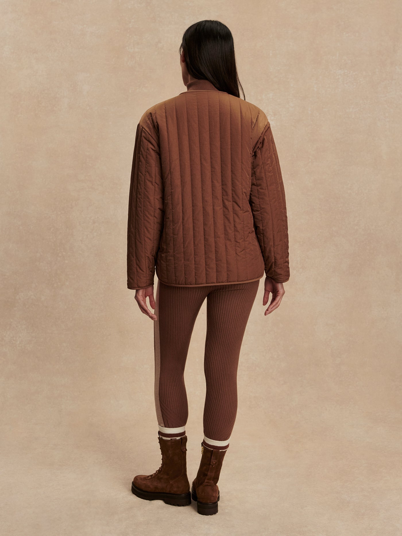 Varley Sandshell/ Cocoa Dust Aveline Reversible Jacket