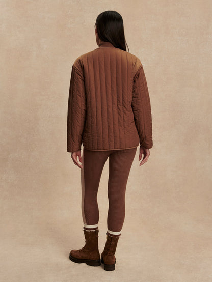 Varley Sandshell/ Cocoa Dust Aveline Reversible Jacket