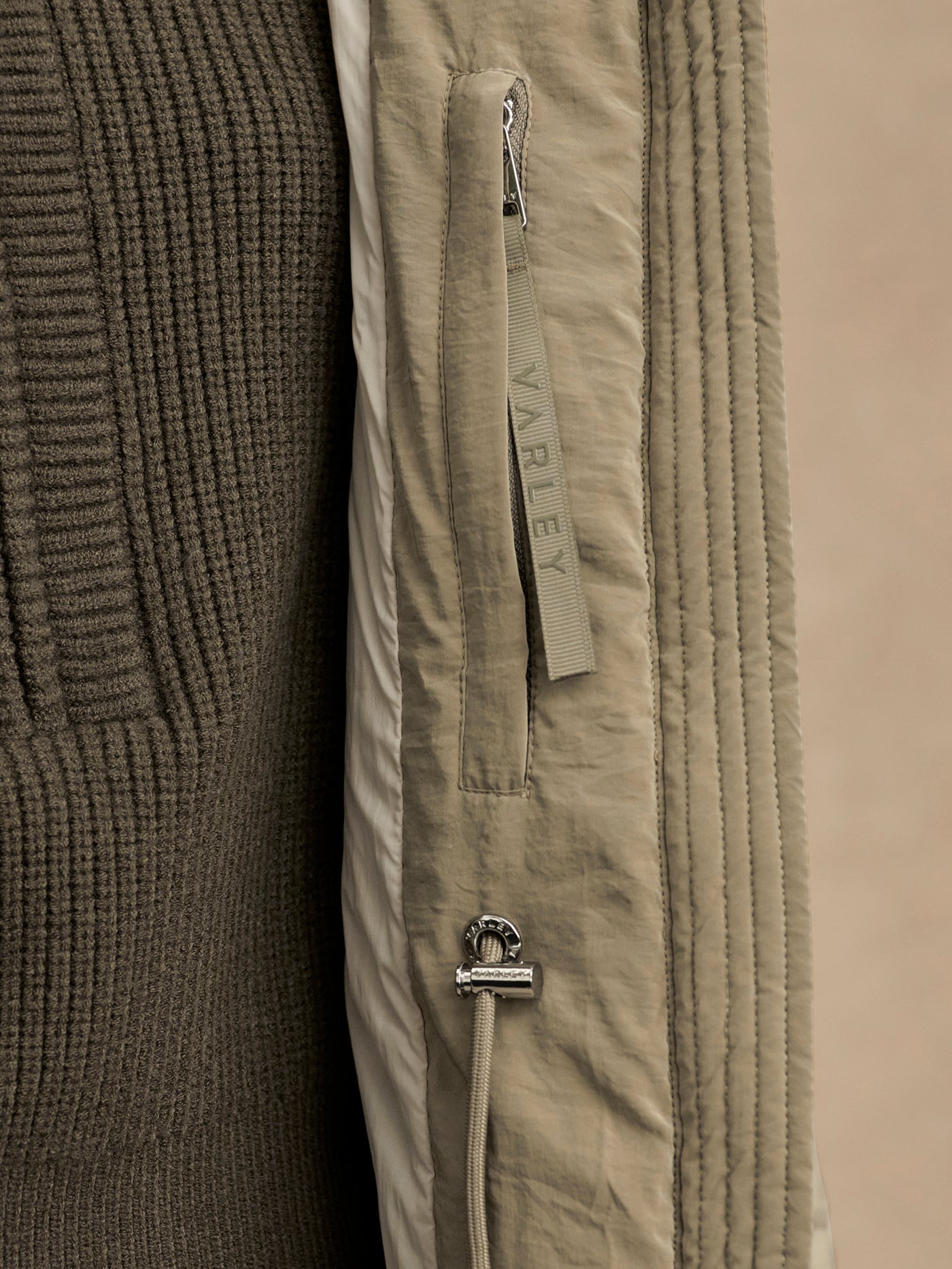 Varley Agate Grey Valencia Down Puffer Coat
