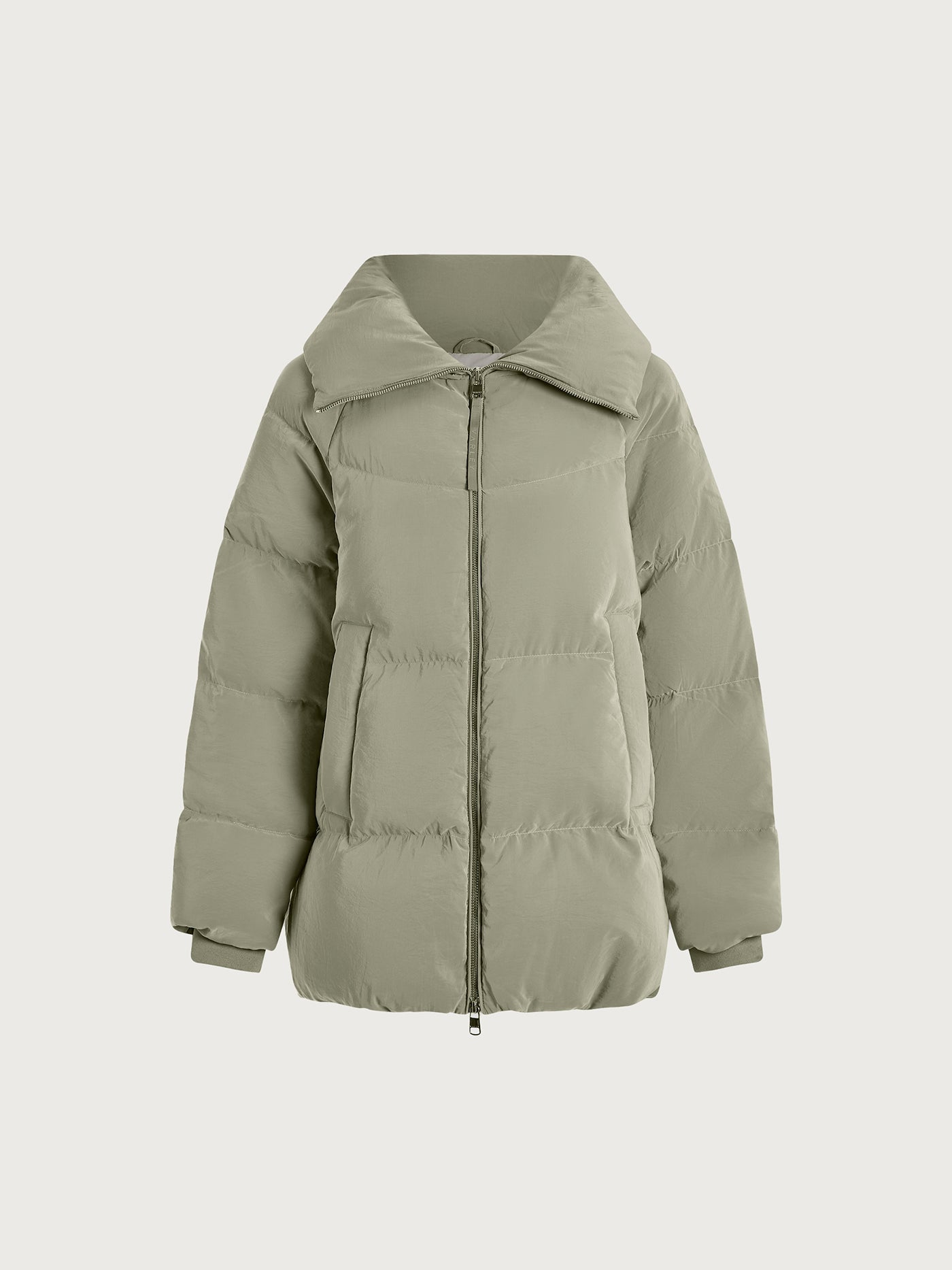 Varley Agate Grey Valencia Down Puffer Coat