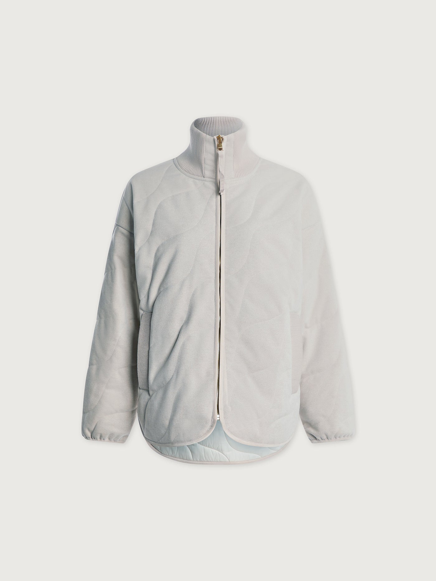 Varley Light Sand Libby Plush Quilt Jacket