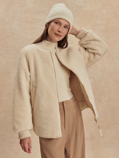 Varley Sandshell Serina Reversible Quilt Jacket