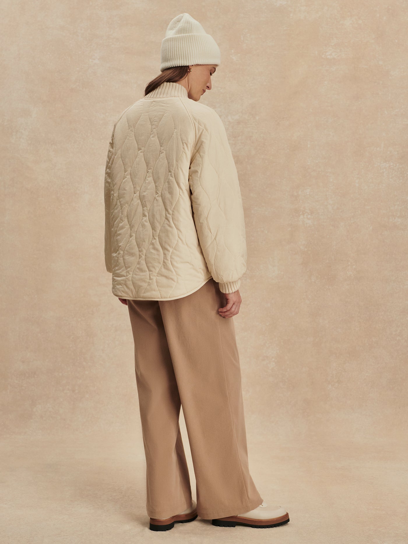 Varley Sandshell Serina Reversible Quilt Jacket