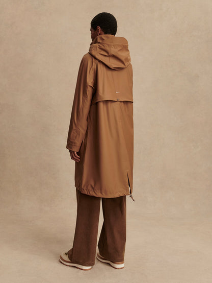Varley Cocoa Dust Amel A-Line Rain Jacket