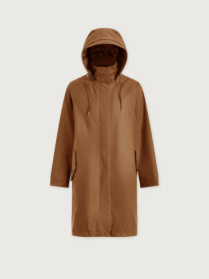 Varley Cocoa Dust Amel A-Line Rain Jacket