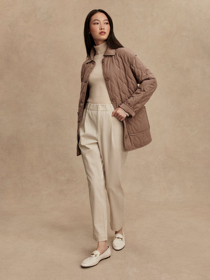 Varley Ash Taupe Wilson Relaxed Jacket