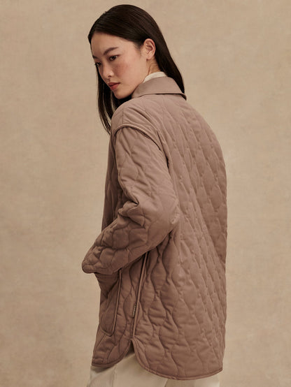 Varley Ash Taupe Wilson Relaxed Jacket