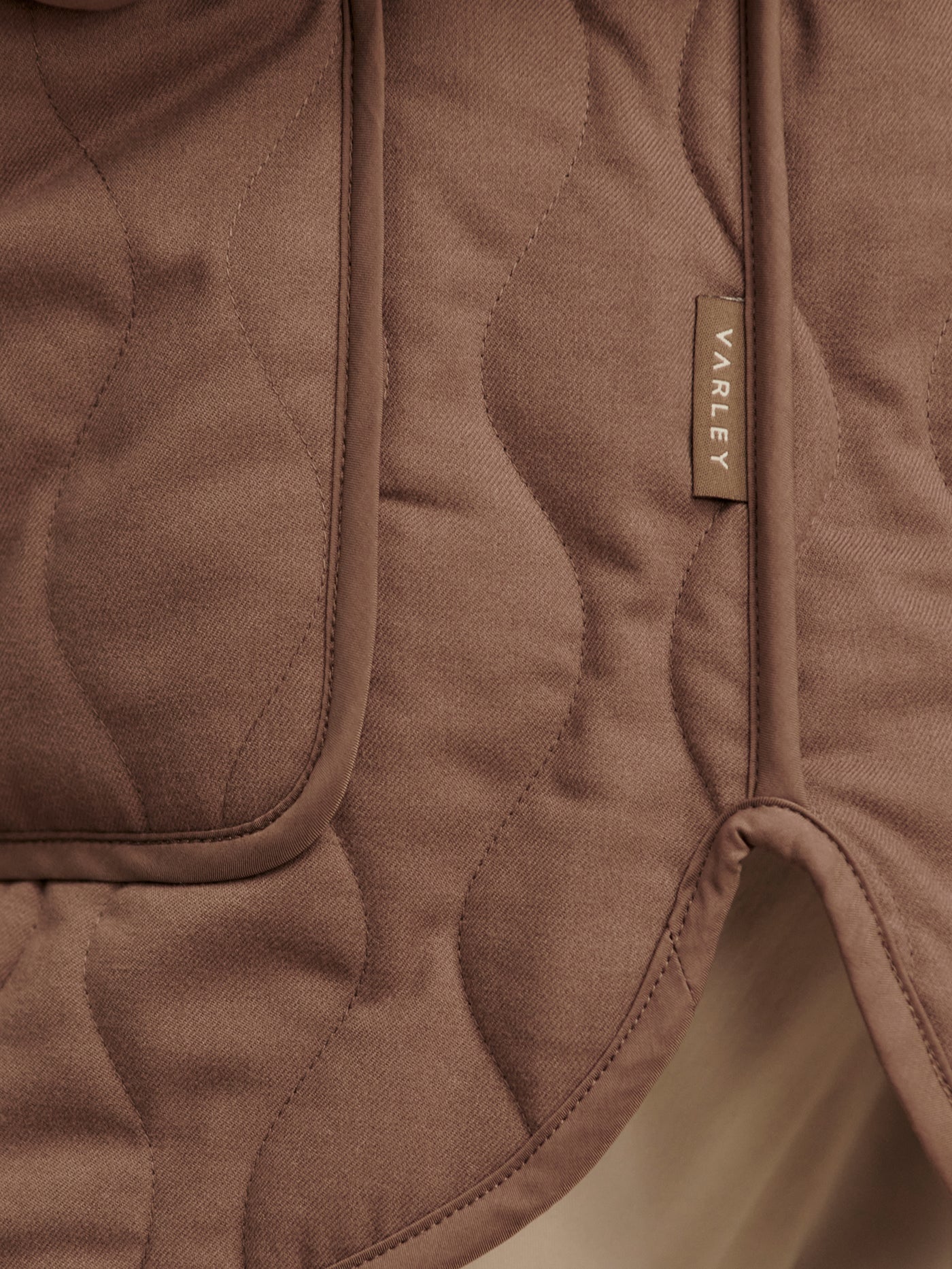 Varley Ash Taupe Wilson Relaxed Jacket