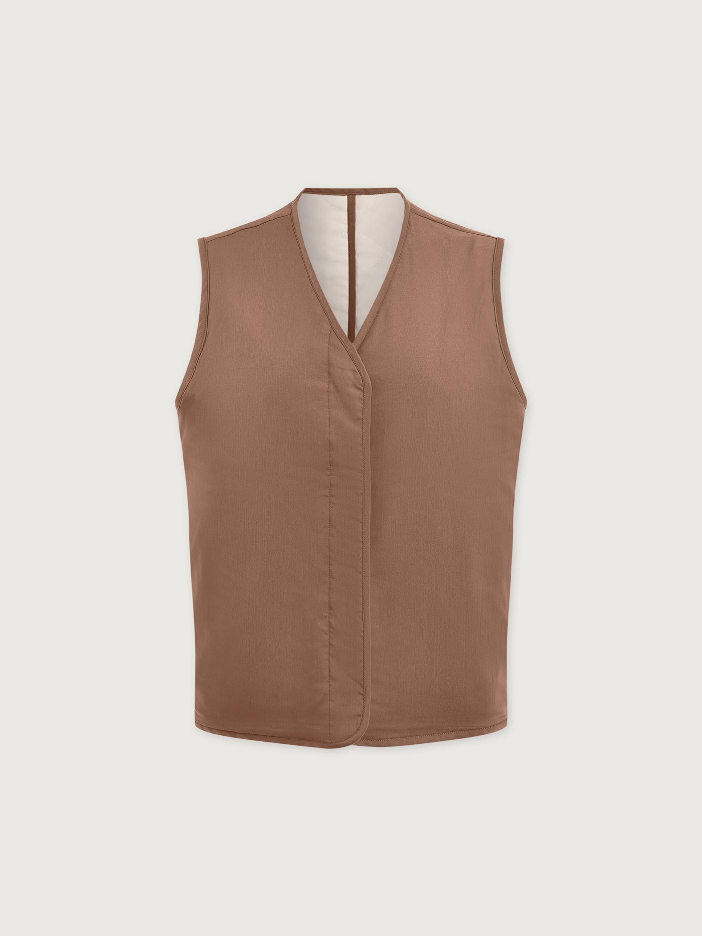 Varley Ash Taupe/ Birch Lori Reversible Gilet