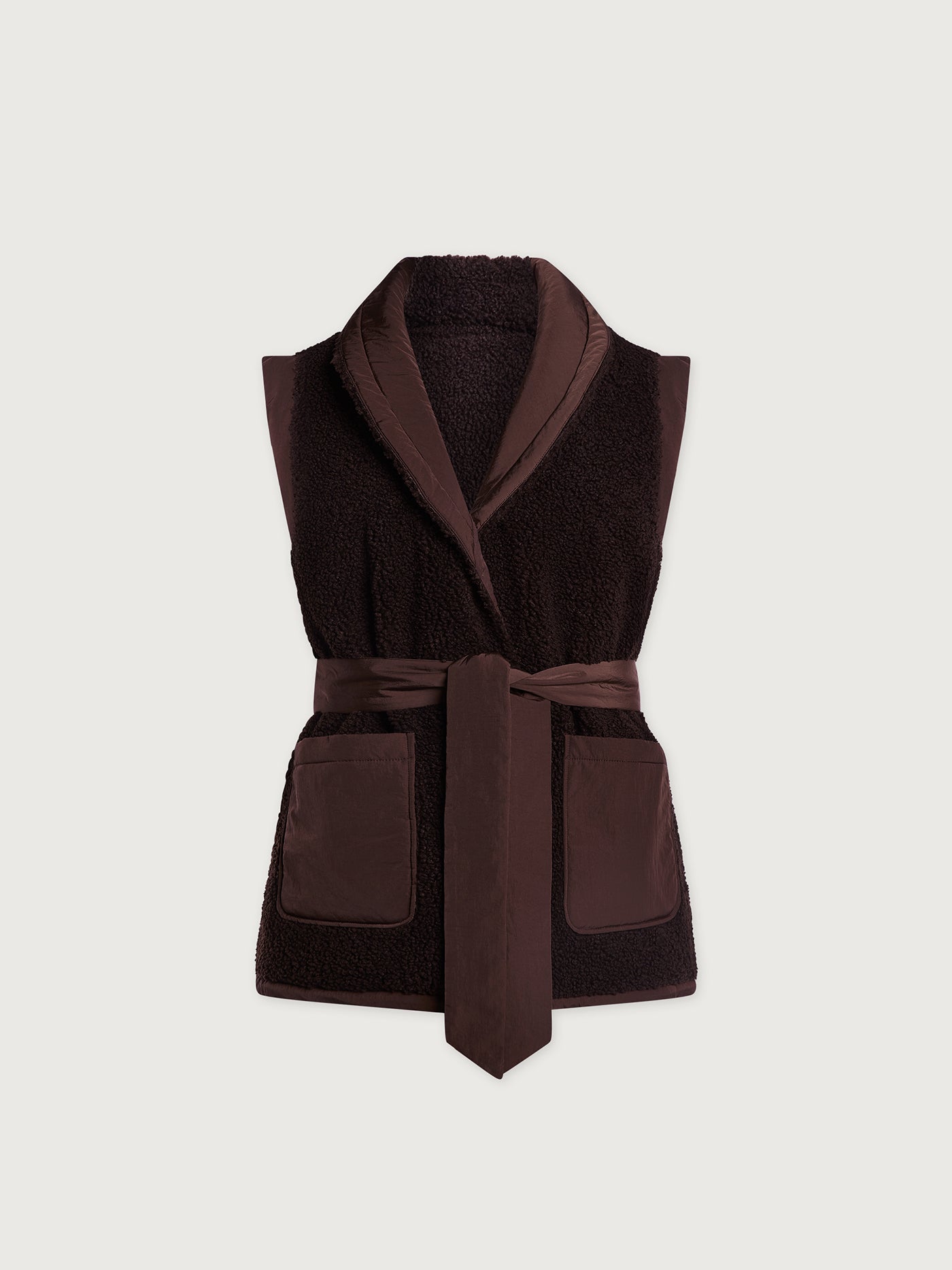 Varley Chestnut/ Coffee Bean Lanville Reversible Gilet