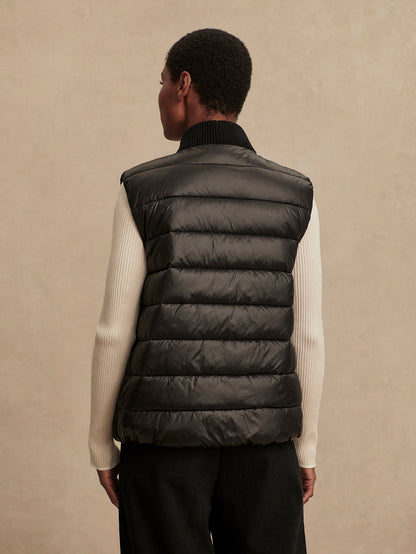 Varley Black Colwyn Combo Boxy Gilet