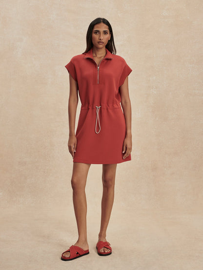 Varley Bossa Nova Avaya Half Zip Dress