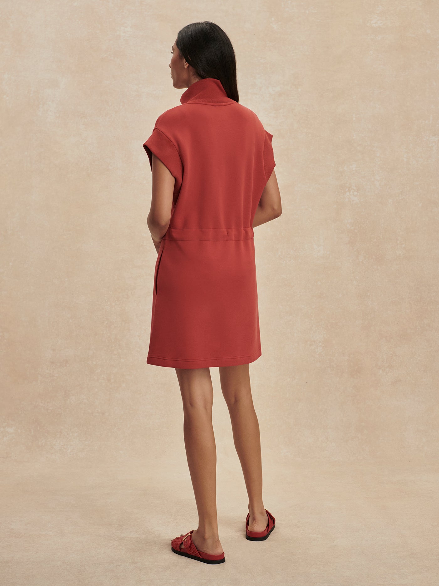 Varley Bossa Nova Avaya Half Zip Dress