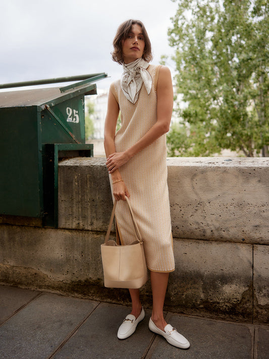 Varley New Wheat Aoife Knit Dress