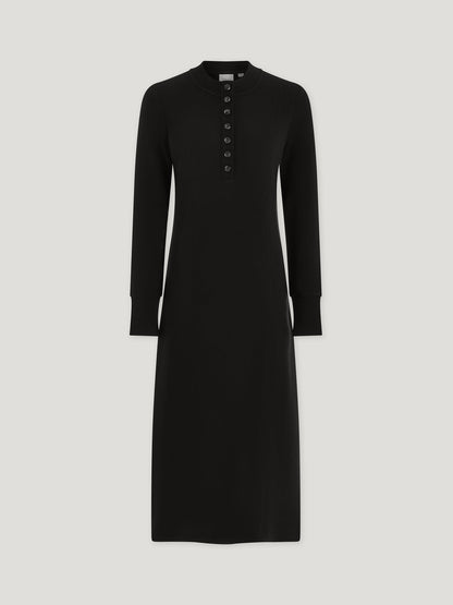 Varley Black Abriella Midi Dress