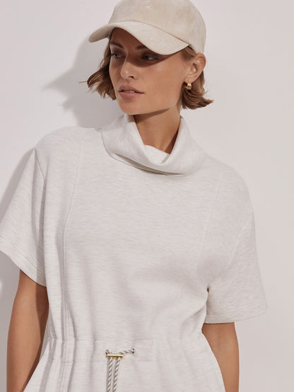 Varley Ivory Marl Sophie Dress | VARLEY US