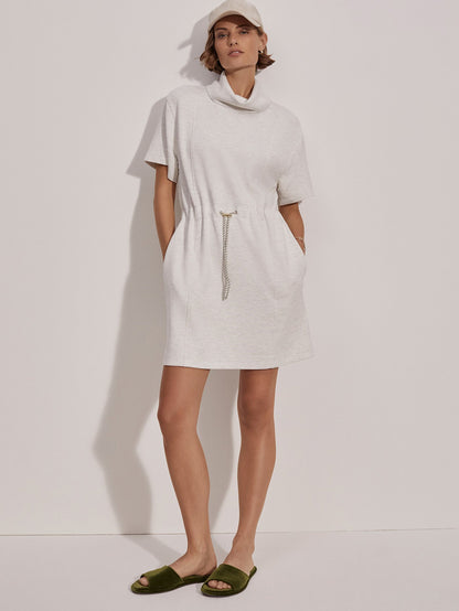 Varley Ivory Marl Sophie Dress | VARLEY US
