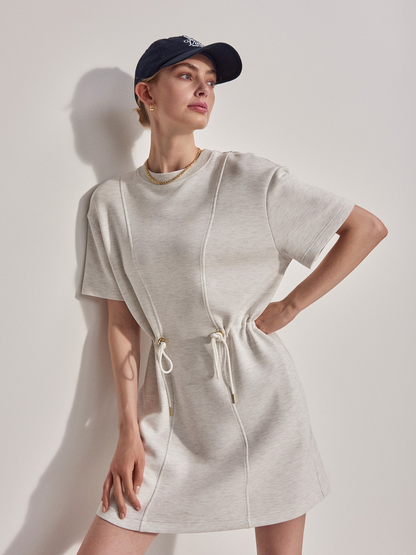 Varley Ivory Marl Maple Dress | VARLEY US