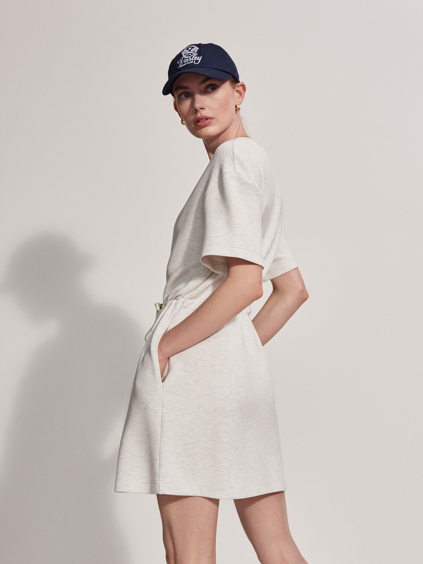 Varley Ivory Marl Maple Dress | VARLEY US