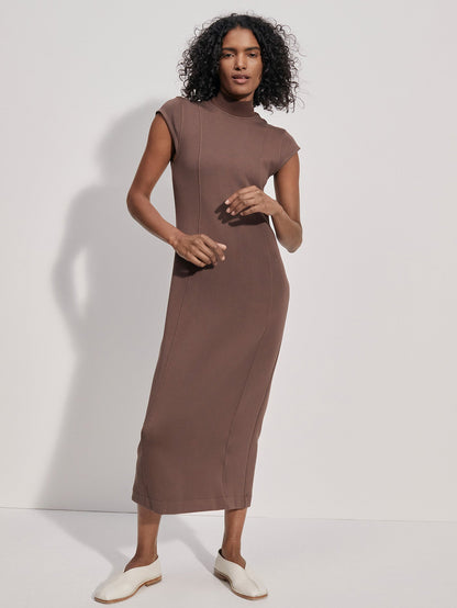 Varley Chestnut Taunton Midi Dress | VARLEY US