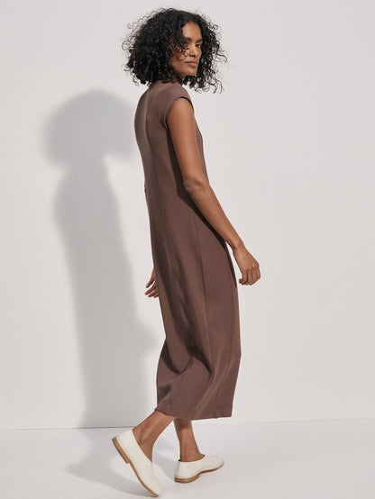 Varley Chestnut Taunton Midi Dress | VARLEY US