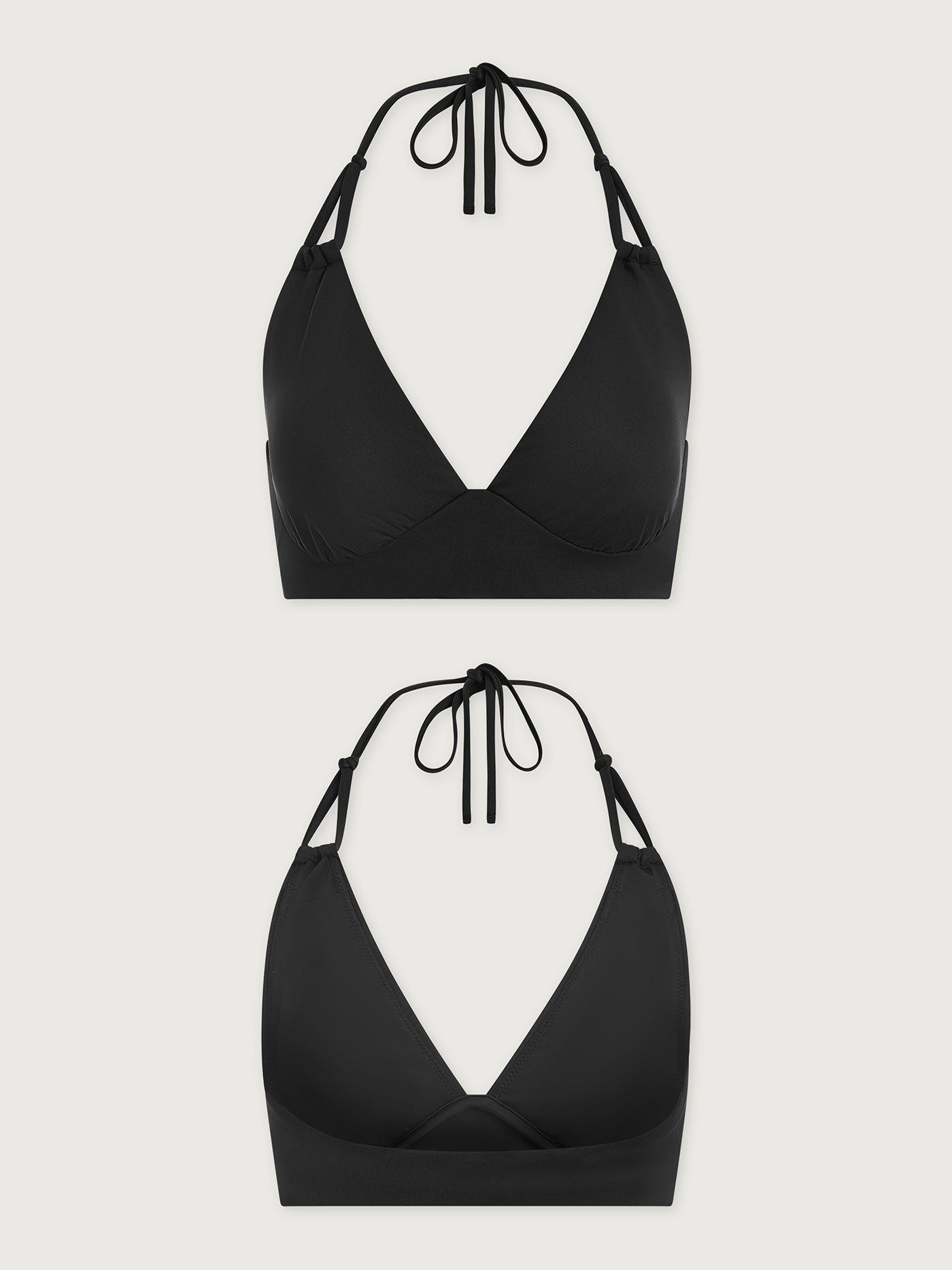 Varley Black Leoni Bikini Top