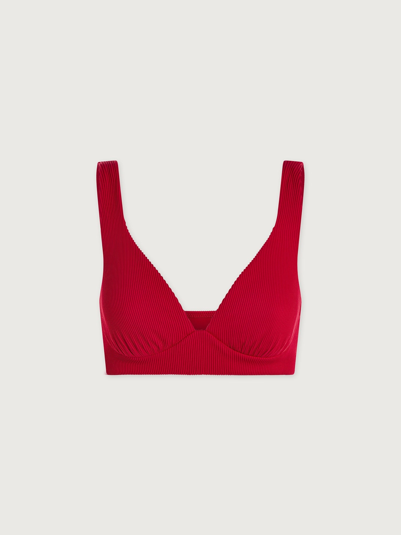Varley Haute Red Stasia Bikini Top