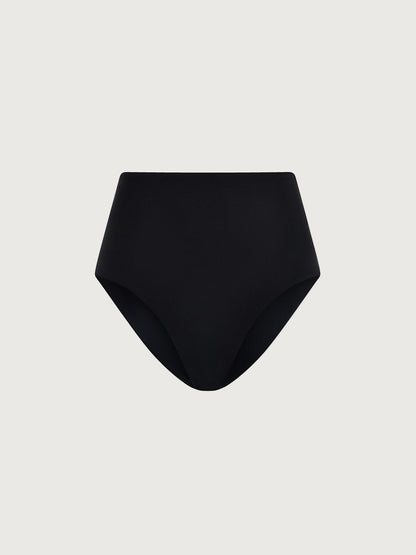 Varley Black Thalia High Rise Bikini Bottom