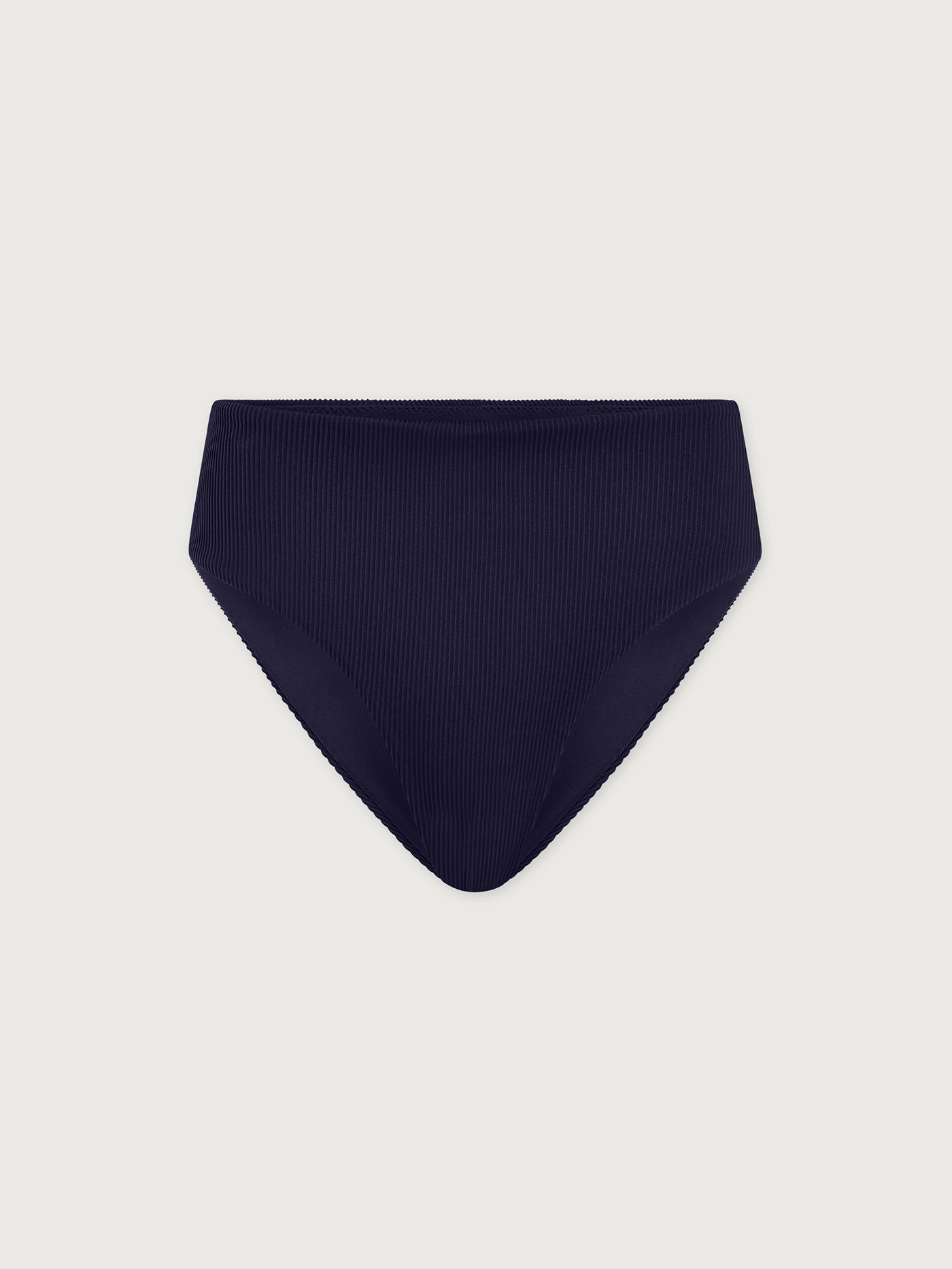 Varley Evening Blue Kinley Mid Rise Bikini Bottom