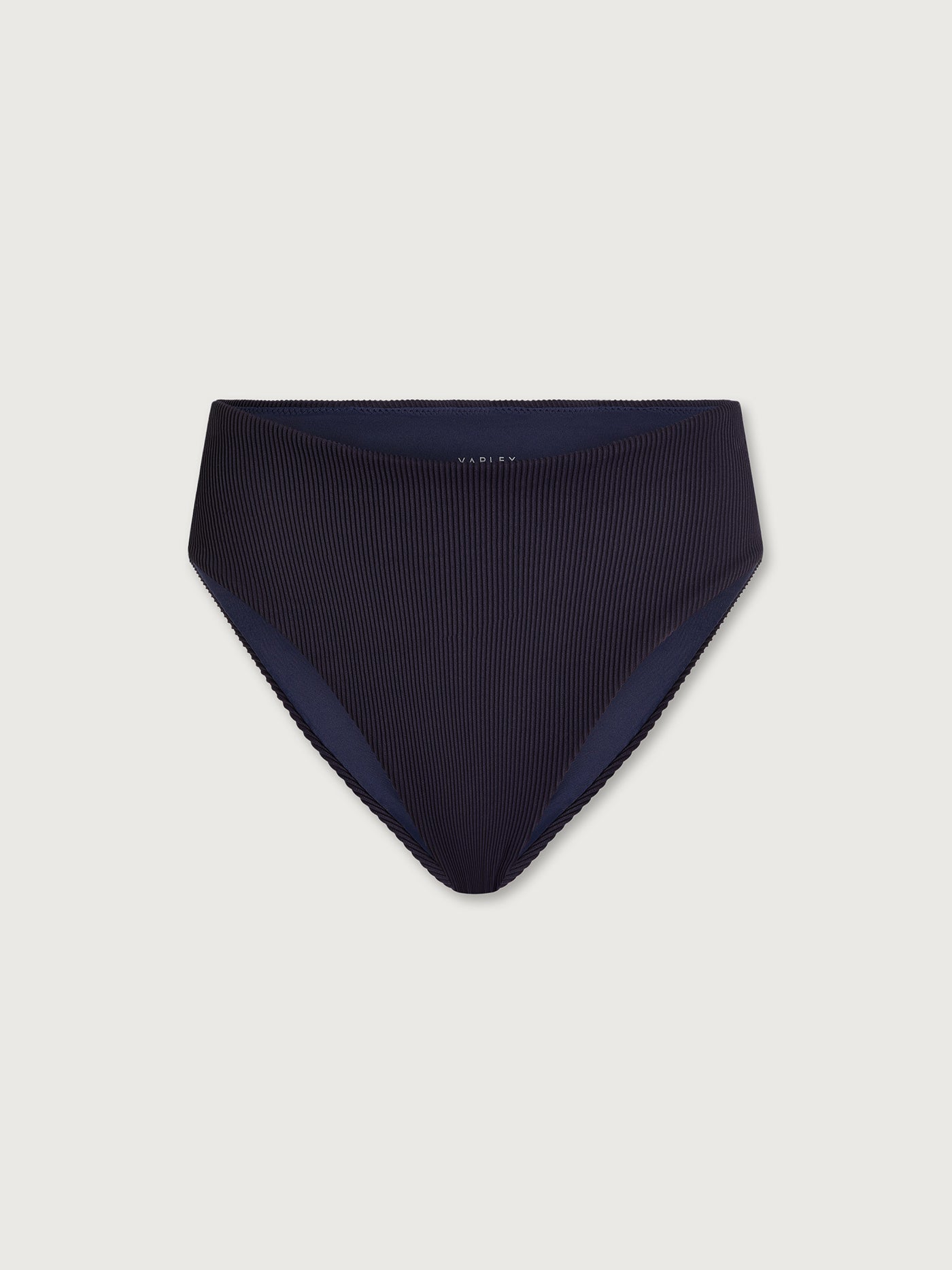 Varley Evening Blue Camilla Mid Rise Bikini Bottom