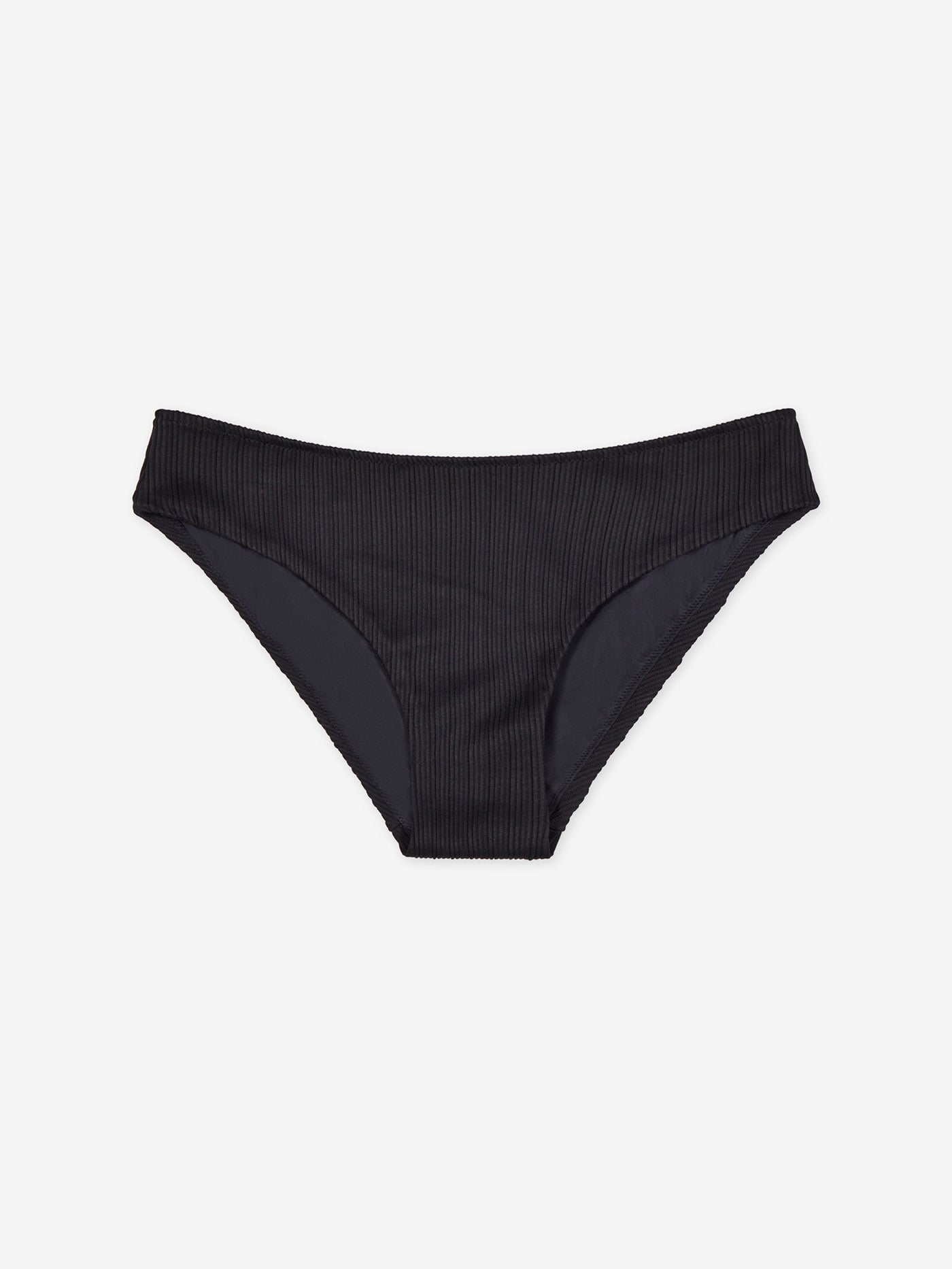 Varley Black Farnum Mid Rise Bikini Pant
