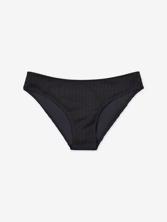 Varley Black Farnum Mid Rise Bikini Pant