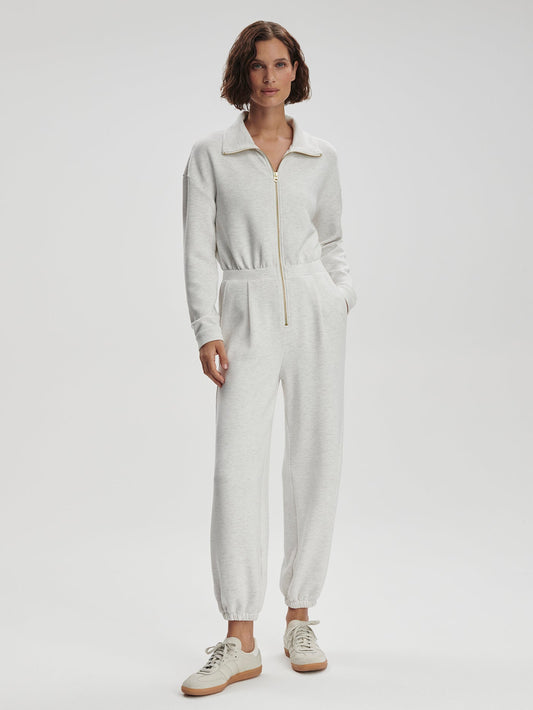Varley Ivory Marl Jessie Jumpsuit
