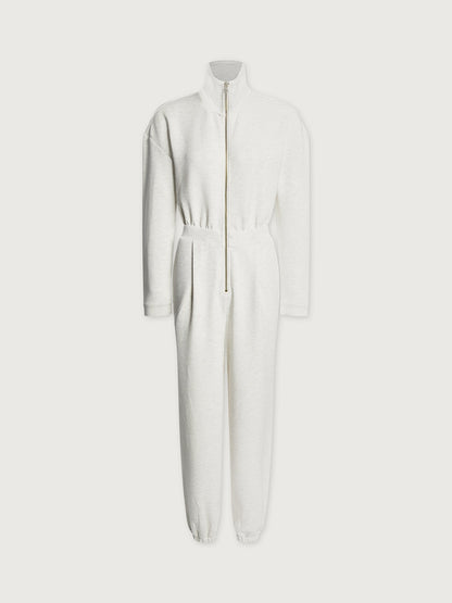 Varley Ivory Marl Jessie Jumpsuit