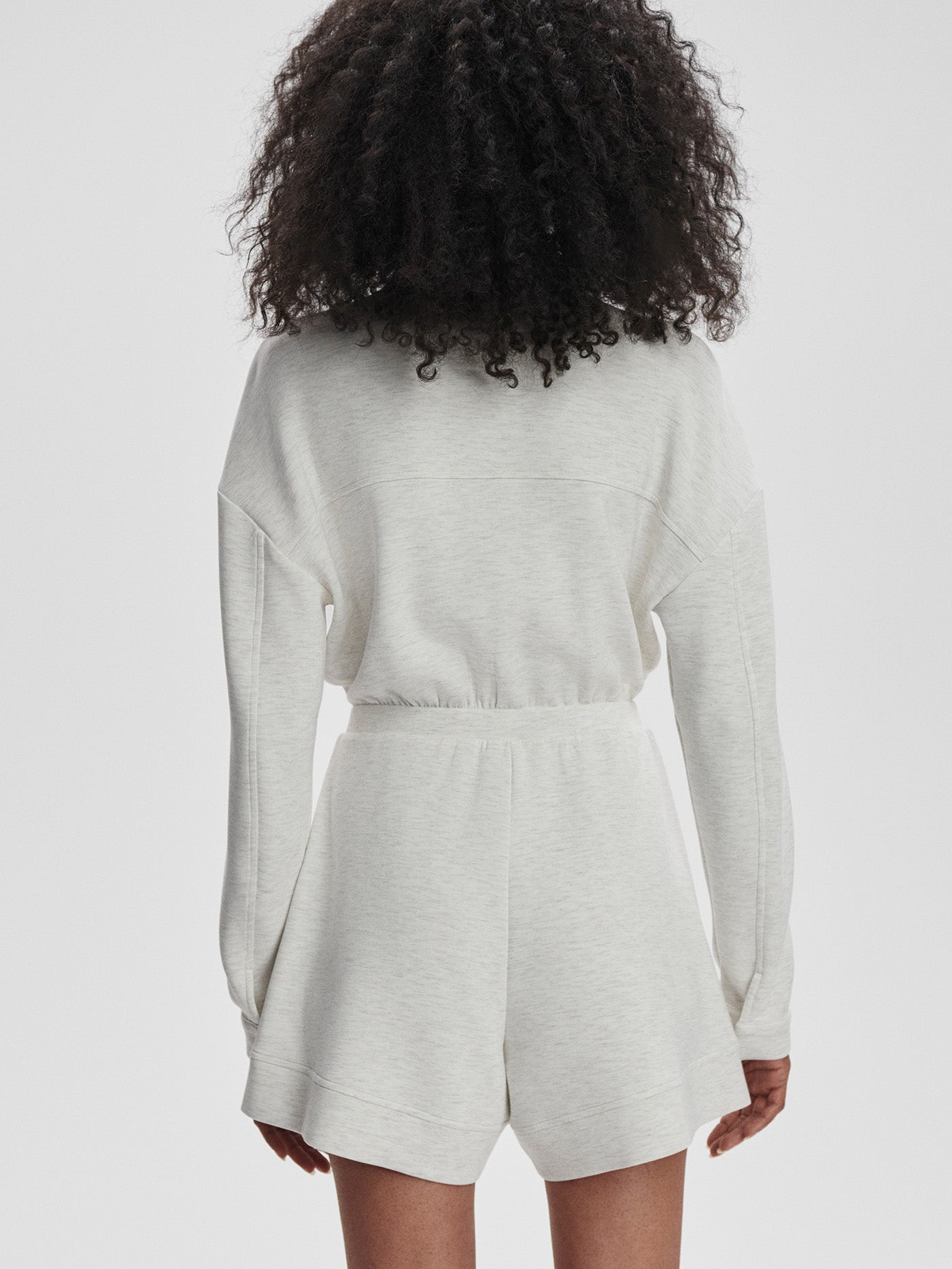 Varley Ivory Marl Annika Playsuit