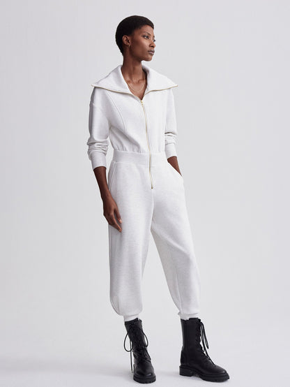 Varley Ivory Marl Lydia Jumpsuit